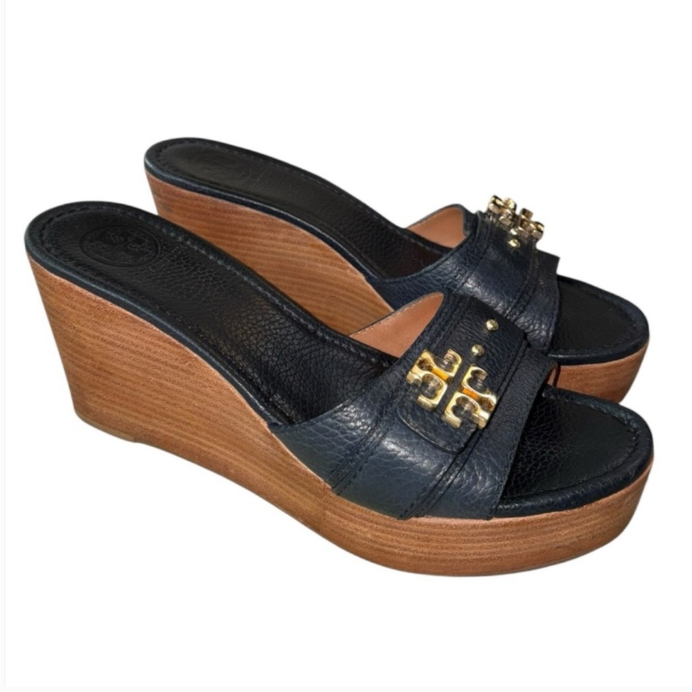 Tory Burch Wedge Sandals SZ 9.5